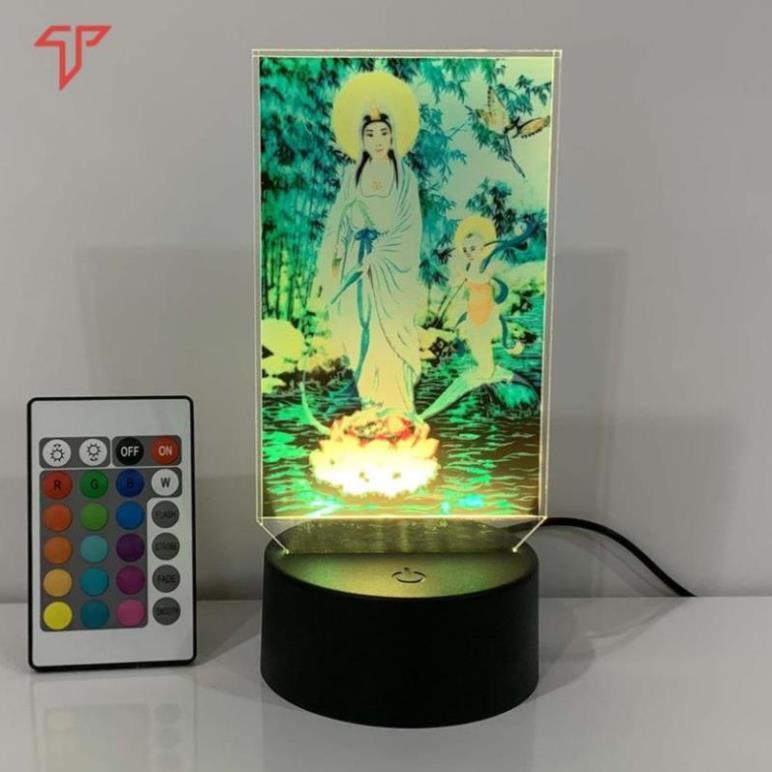 Hình thờ Quan Âm Bồ Tát, Phật Adida đèn led 3d, Phật Thích Ca nhiều mẫu