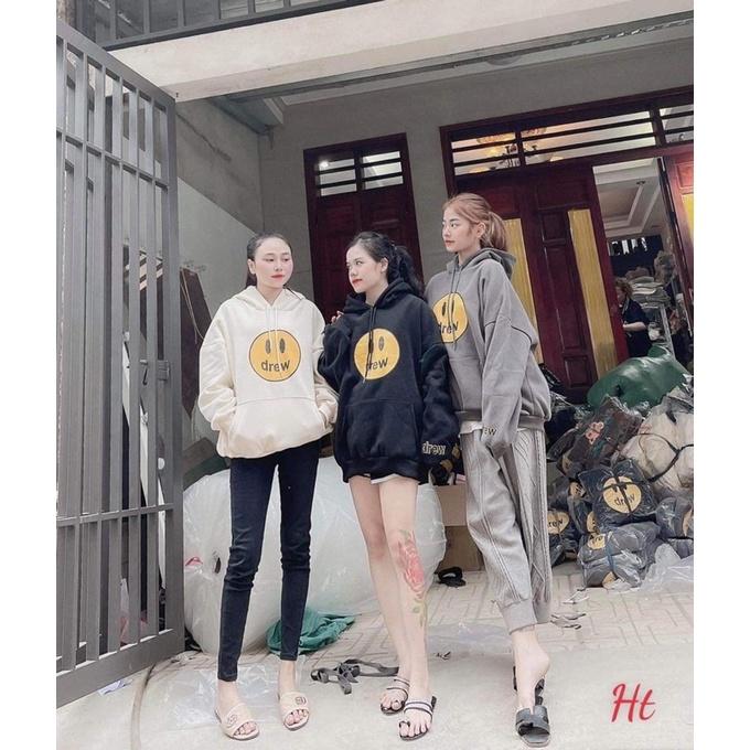 Áo hoodie Drew mặt vàng tròn H2A