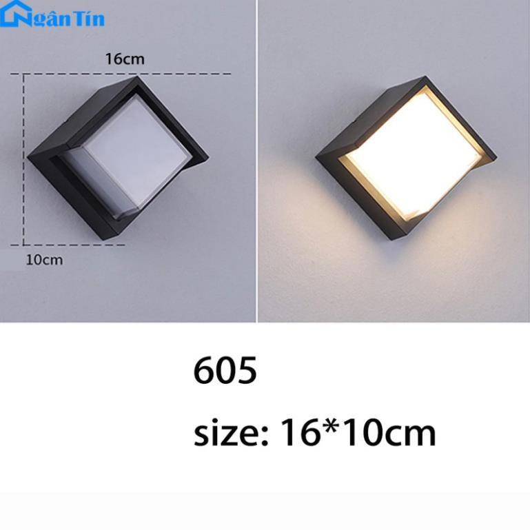 Đèn Led treo tường gắn tường ngoài trời trong nhà Led 10W