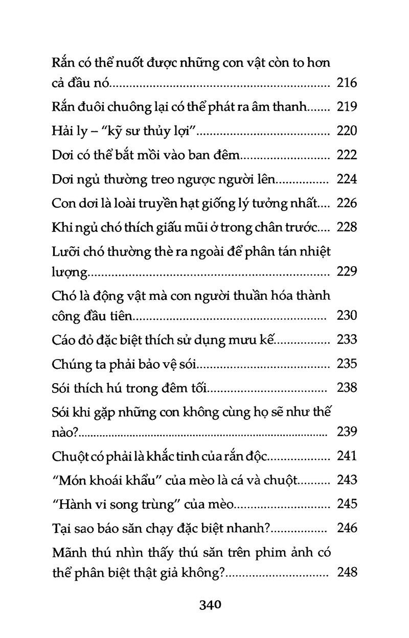 Khoa Học Vui - Thế Giới Động Vật