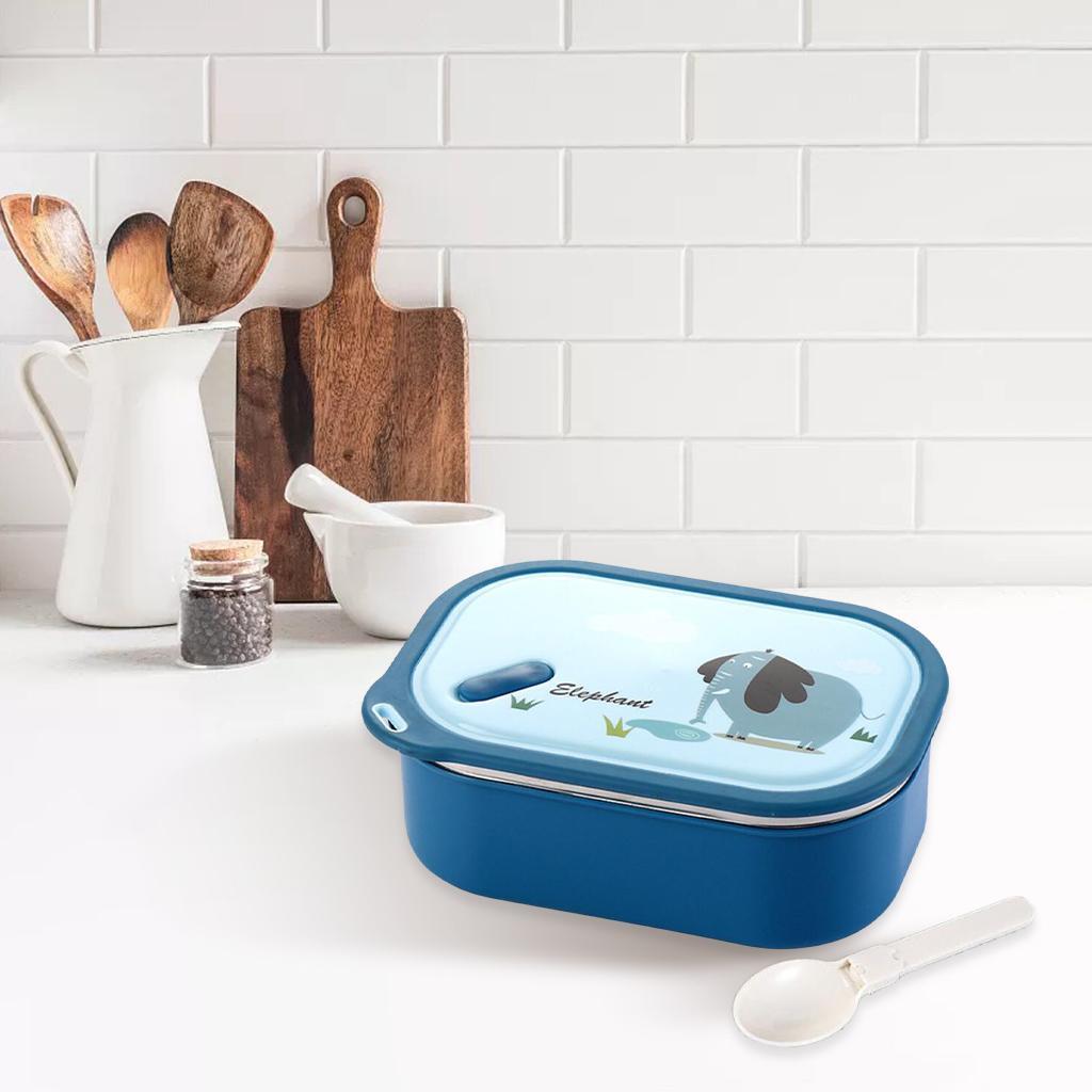 Insulated Lunch Box Portable Leak Proof Bento Box for School Travel Children
