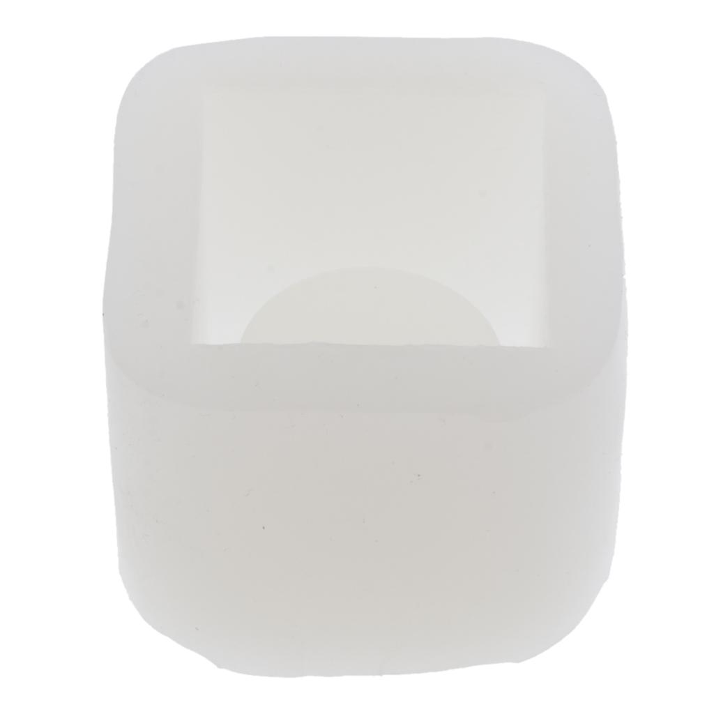 Geometric Round Square Silicone Flower Pot Mold Concrete Cement Resin Cast Mould