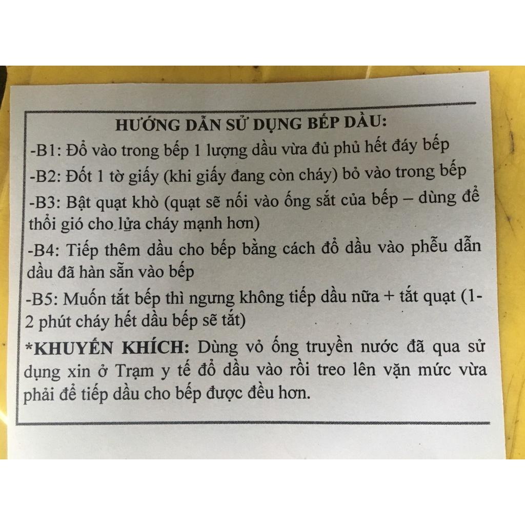 Bếp Dầu Thải Sai lớn 24cm hàng dầy 3ly giá rẻ nhất Vịnh Bắc Bộ