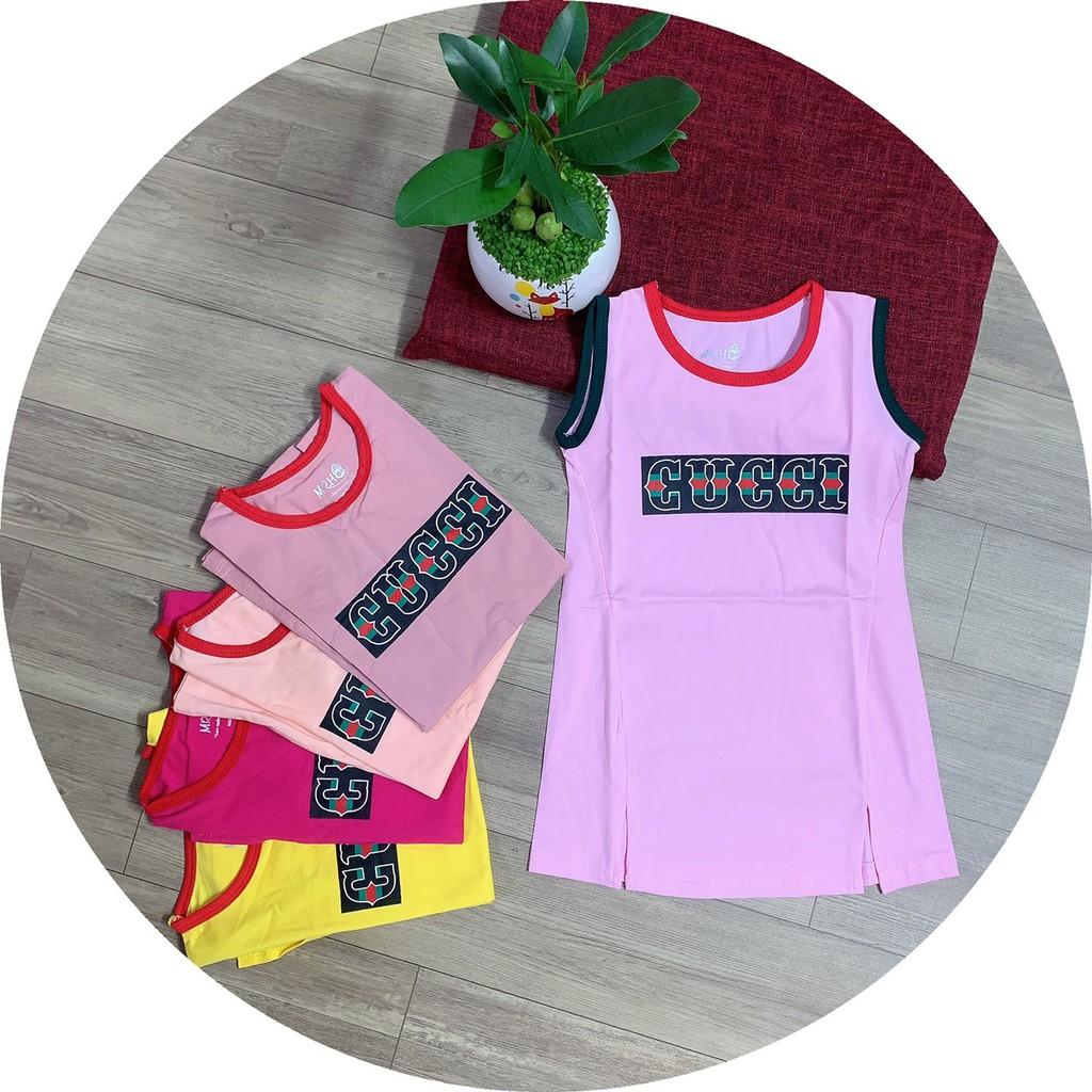 Váy Bé Gái Thun Cotton 4 Chiều Cao Cấp Loại 1 Đẹp