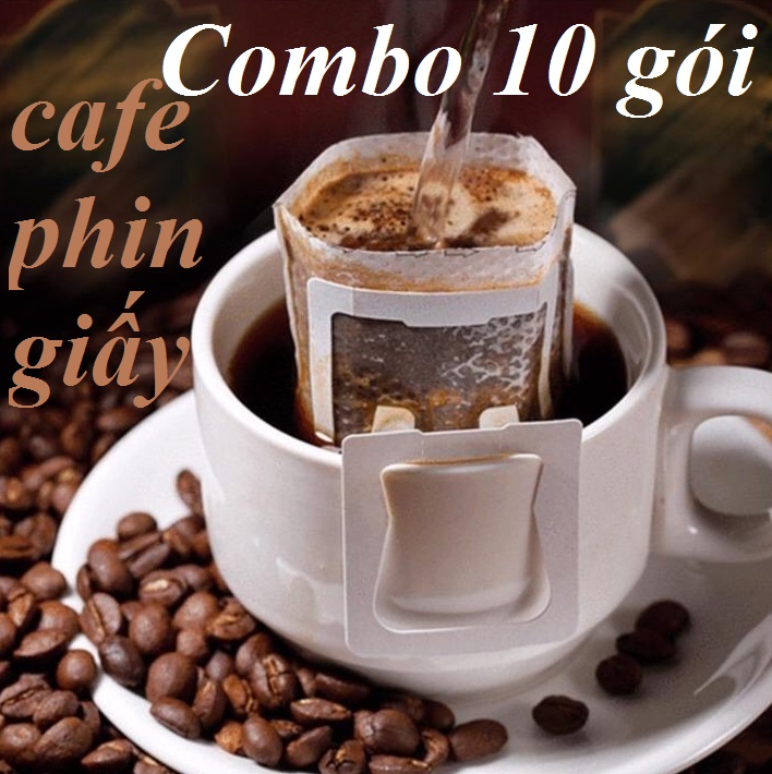 Combo 10 gói cà phê phin giấy (10 gói x 20g)