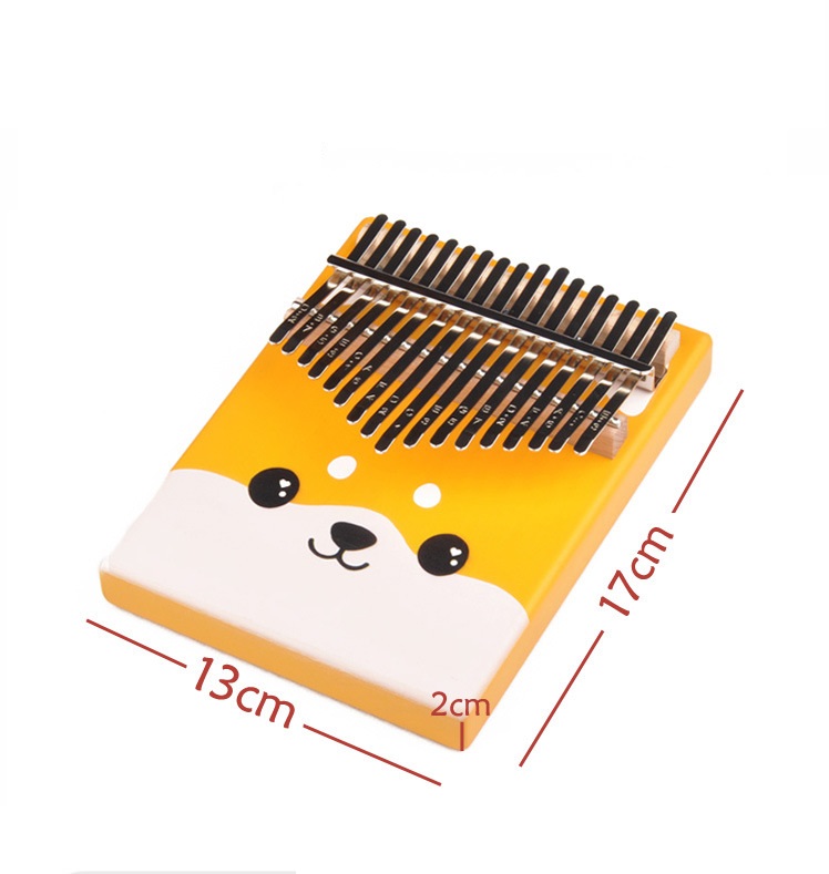 Đàn kalimba 17 phím hình chó Corgi- Hàng chính hãng TONIC Kalimba tặng búa chỉnh âm, sách học