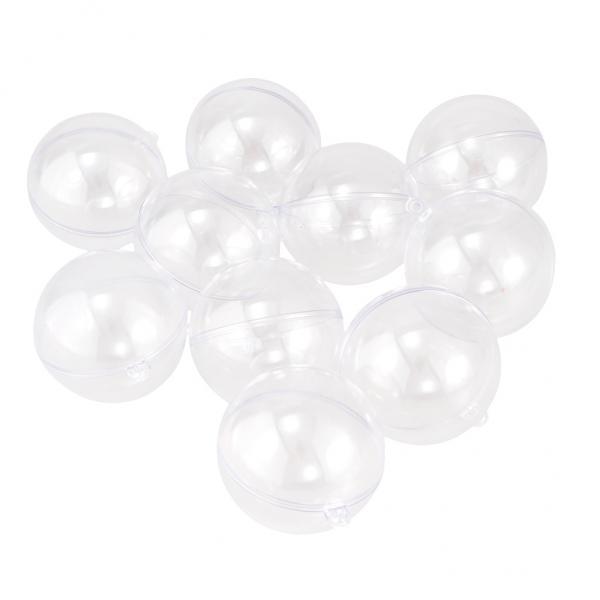 3X Clear Fillable Ball Wedding Favours Candy Filler DIY Tree Hanging 5cm
