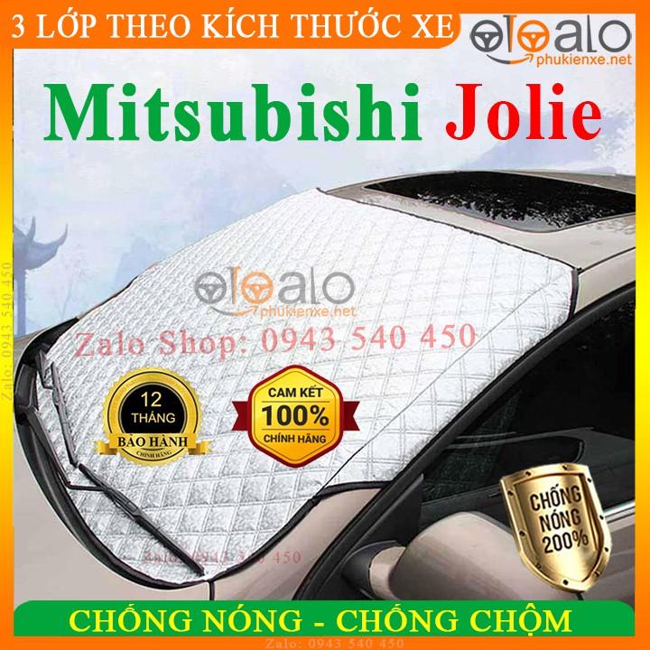 Tấm che chắn nắng kính lái ô tô Mitsubishi Jolie CAO CẤP 3 Lớp Chắn Nắng Cản Nhiệt