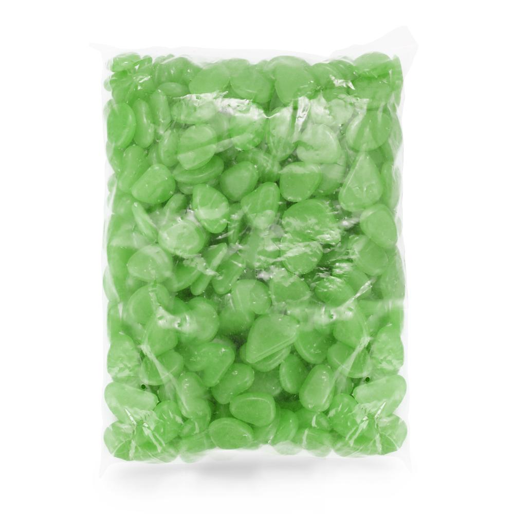 Gói 500 viên đá phát sáng trang trí hồ cá, lối đi sân vườn