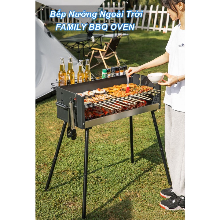 Bếp Nướng Than Ngoài Trời FAMILY BBQ OVEN