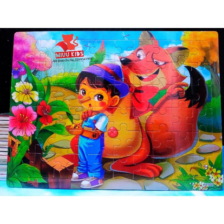 Đồ chơi tranh ghép hình miếng gỗ PUZZLE - Bộ ghép hình - Tranh xếp hình