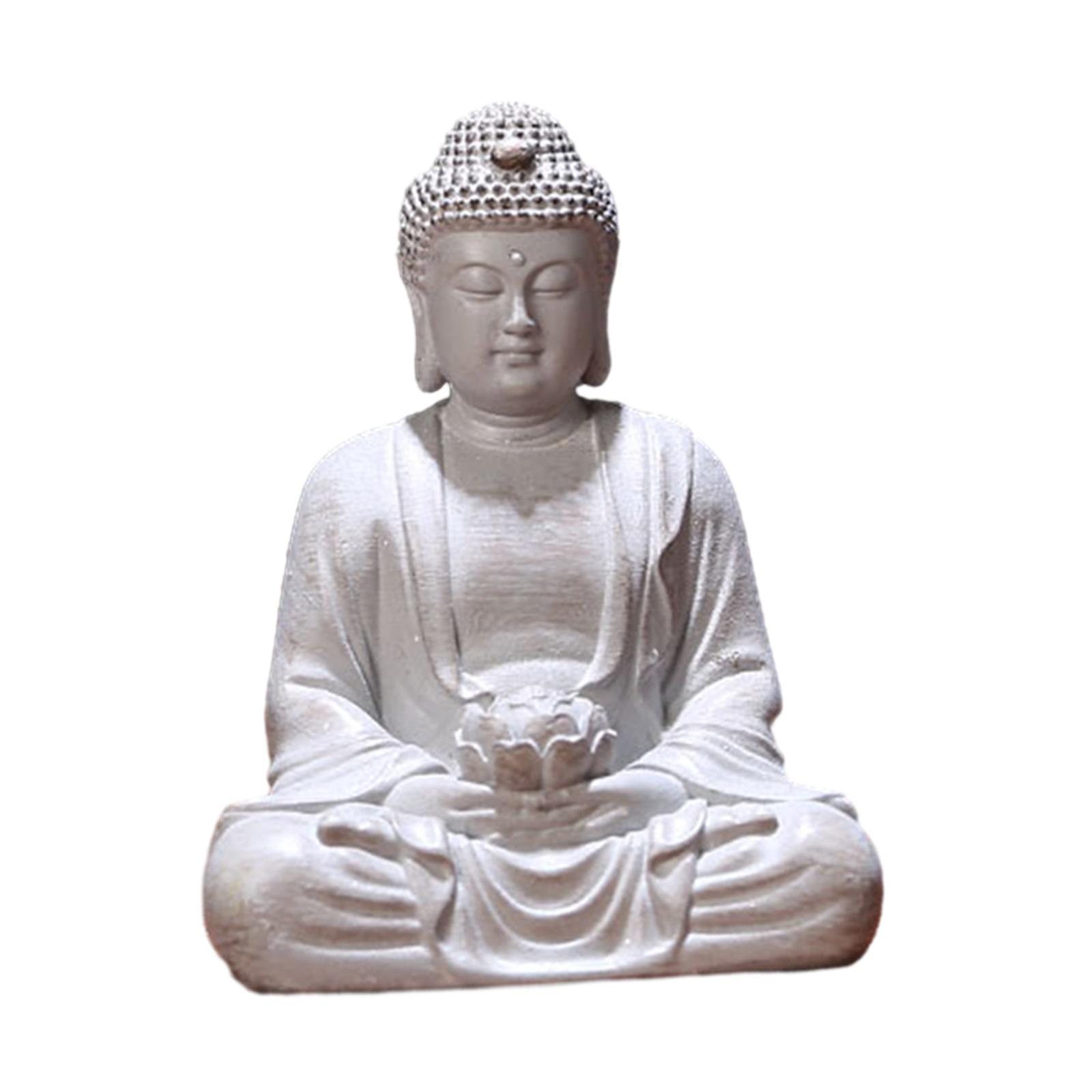 Buddha Statue Decorative Figure Chinese Portable Desktop Tabletop Decoration