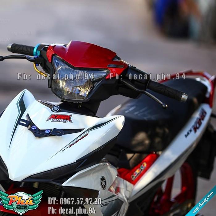 Tem rời Exciter 150 MX 2019  trắng đỏ (z)