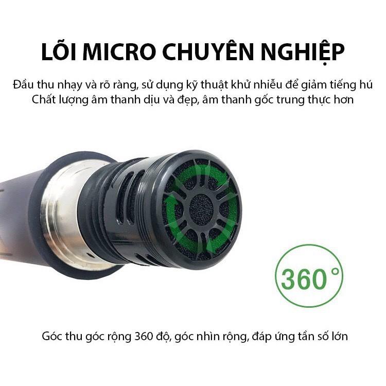 Micro karaoke khôg dây cao cấp  W 14 tích hợp màn hình led chuyên nghiệp,bề mặt sử dụng côg nghệ sơn tĩnh điện siêu sang