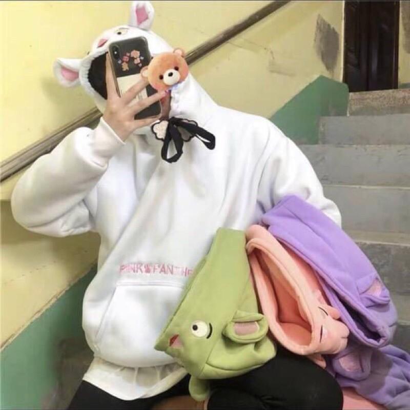 Áo hoodie tai hổ thêu dễ thương HANA60