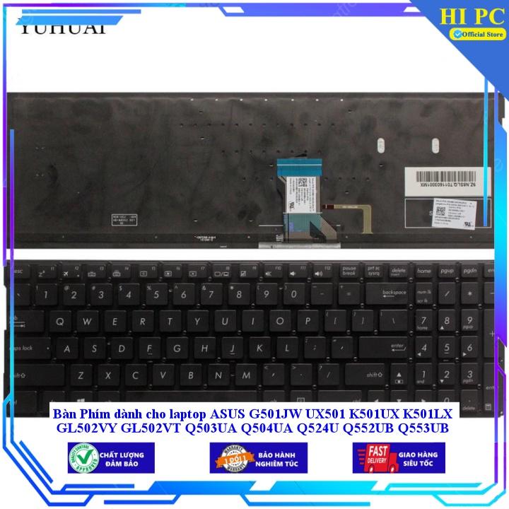 Hình ảnh Bàn Phím dành cho laptop ASUS G501JW UX501 K501UX K501LX GL502VY GL502VT Q503UA Q504UA Q524U Q552UB Q553UB Q524UQ Q534UX - Hàng Nhập Khẩu 