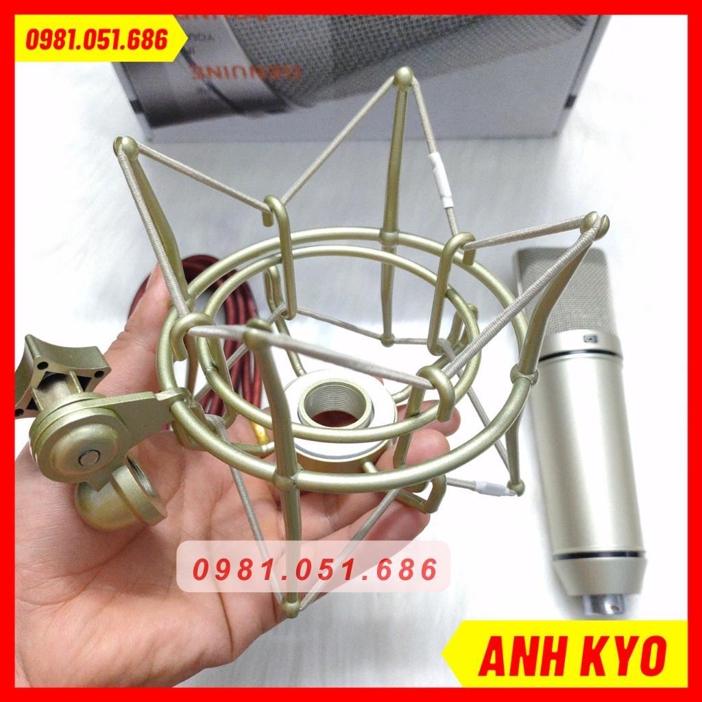 Mic thu âm AQTA U87, MICRO THU ÂM 5V AQ U87-MA, Hát Livestream, Hát Karaoke