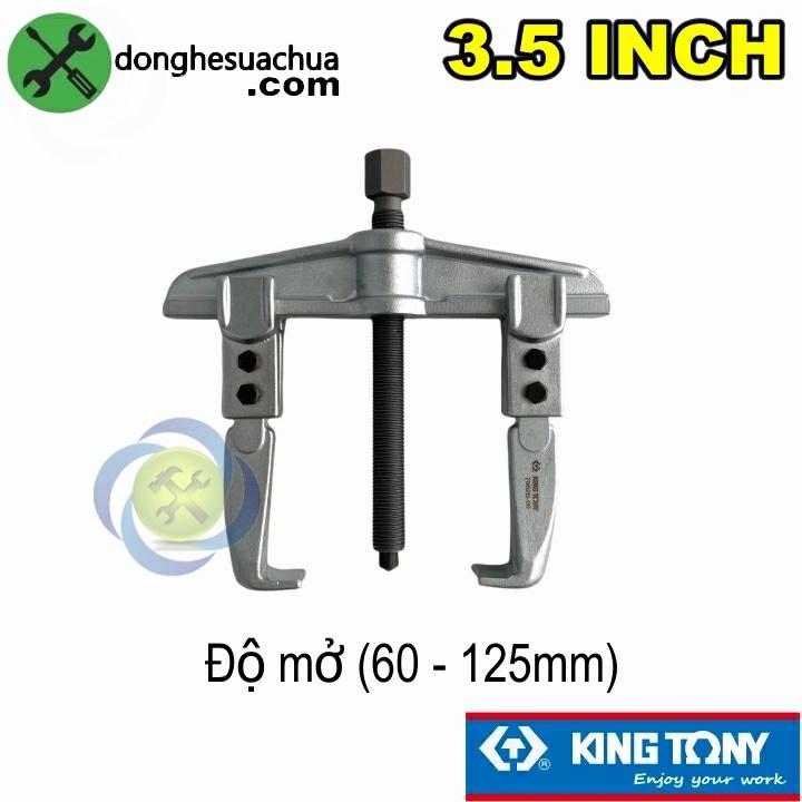 Cảo 2 chấu ngang độ mở 60-125mm Kingtony 7962B-35