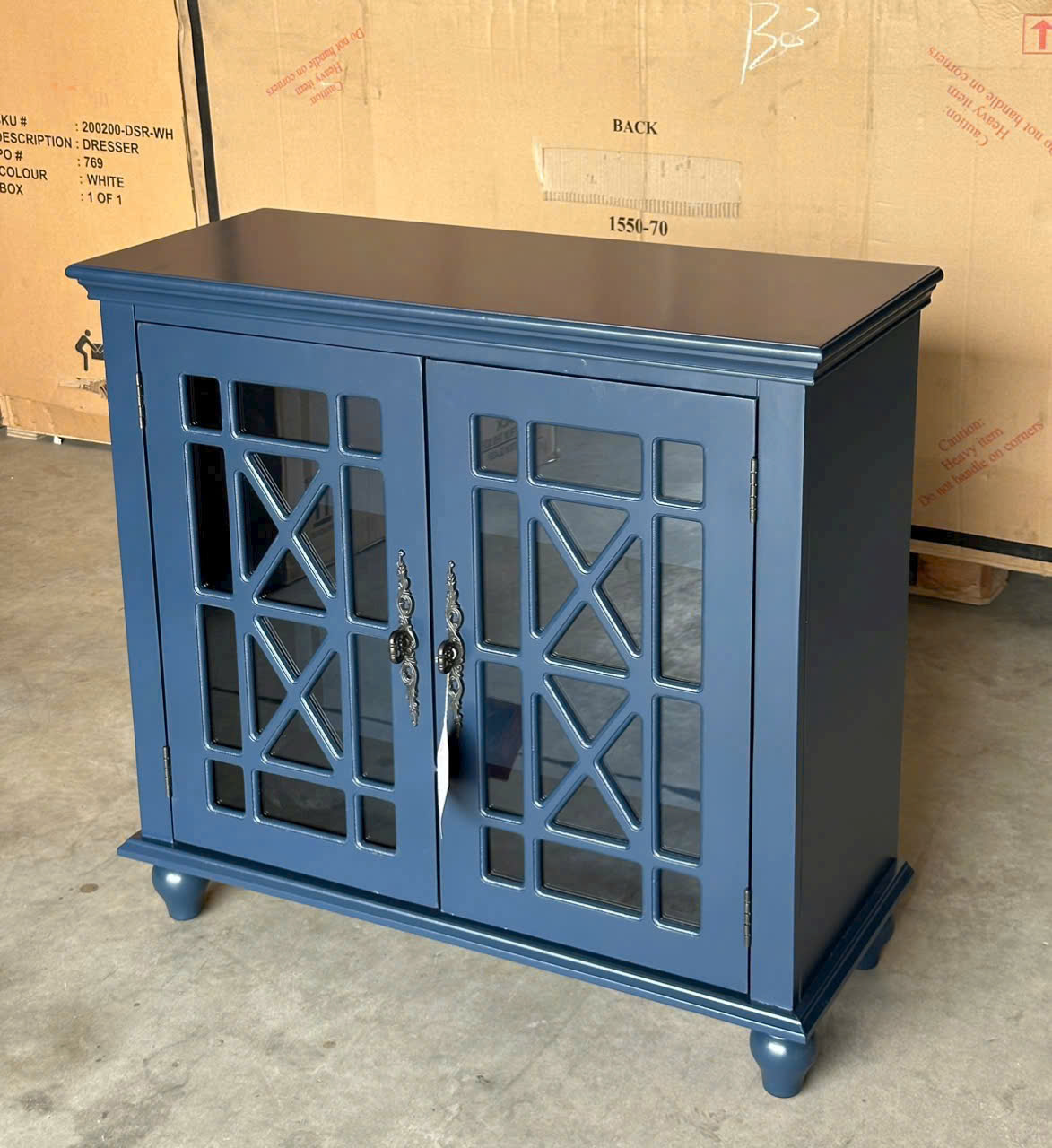 Tủ bếp, tủ trang trí 2 cánh mở SM15CT Juno Sofa KT Ngang 86 x Sâu 37 x Cao 82 / cm