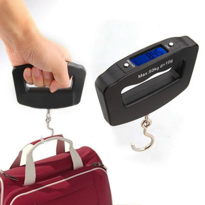 Cân điện tử cầm tay Electronic xách tay hành lý tối đa 50KG