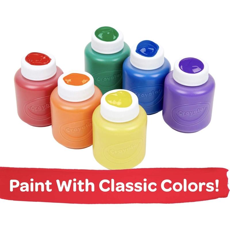 Hộp 6 Màu Nước Washable Project Paint Classic - Crayola 541204