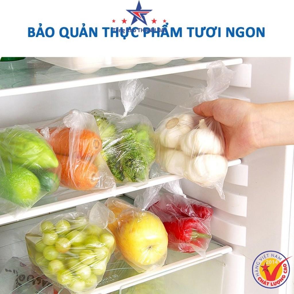 Túi đựng thực phẩm tự hủy sinh học trong suốt bảo quản thực phẩm sạch sẽ an toàn