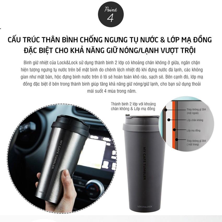 Bình giữ nhiệt Lock&amp;lock Clip Tumbler LHC4151 (540ml) CL