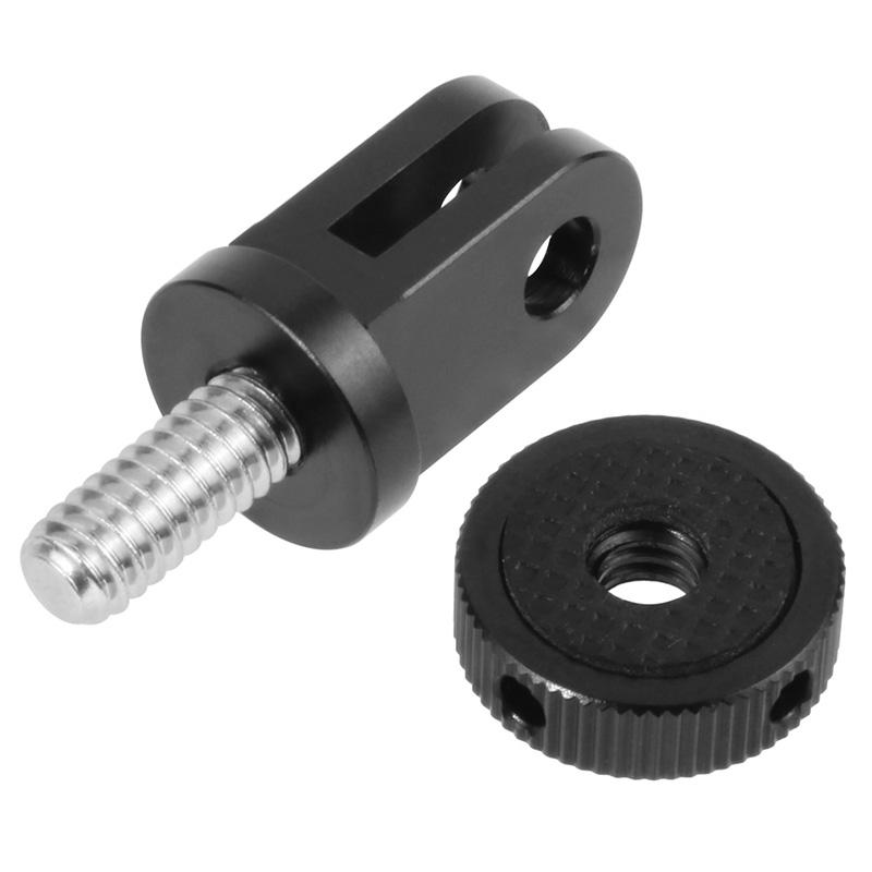 Nâng cấp thép không gỉ 1/4 vít mini mini bộ chuyển đổi gắn kết cho GoPro Hero 12 11 10 Insta360 x3 One x2 cho camera hành động OSMO