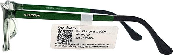 Gọng Kính Thời Trang Vigcom VG108 C7 (52/19/140)