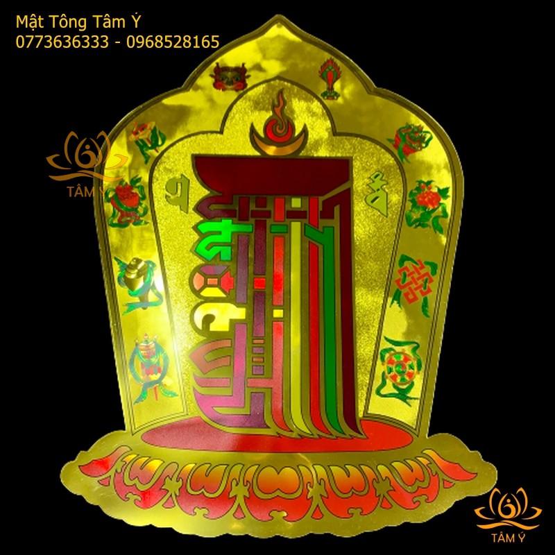 Miếng dán Thời Luân Kim Cang Kalachakra