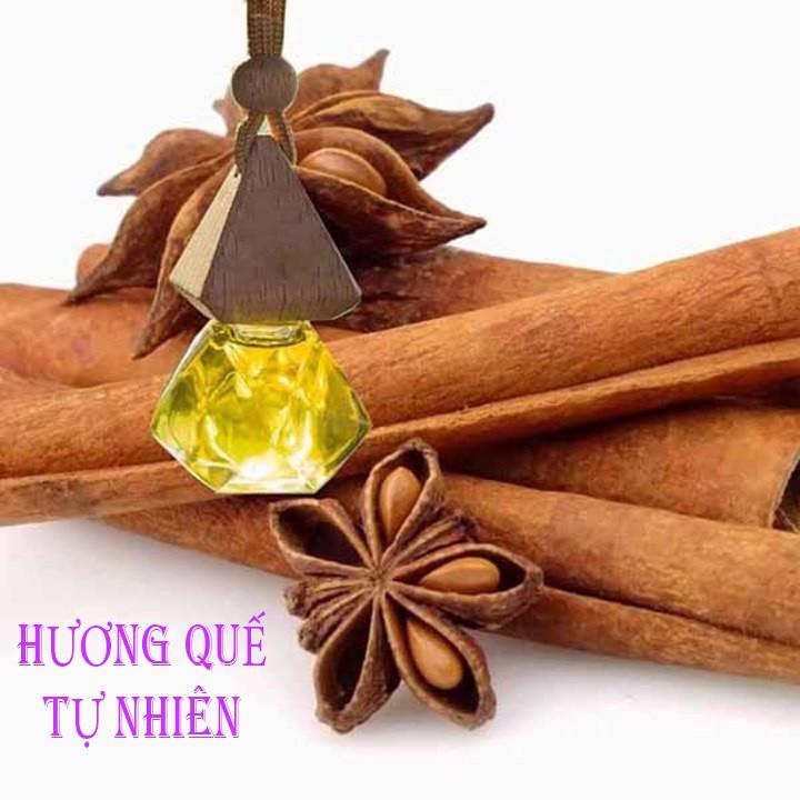 Tinh dầu nước hoa thơn 100% tự nhiên treo xe ô tô, trong phòng, tủ quần áo - Hương Quế, Trầm hương, Bưởi, Oải hương