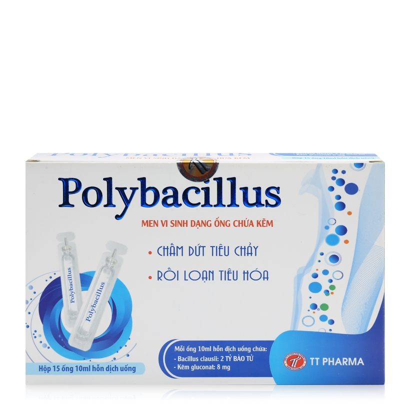 Men vi sinh chứa kẽm Polybacillus dành cho trẻ rối loạn tiêu hóa