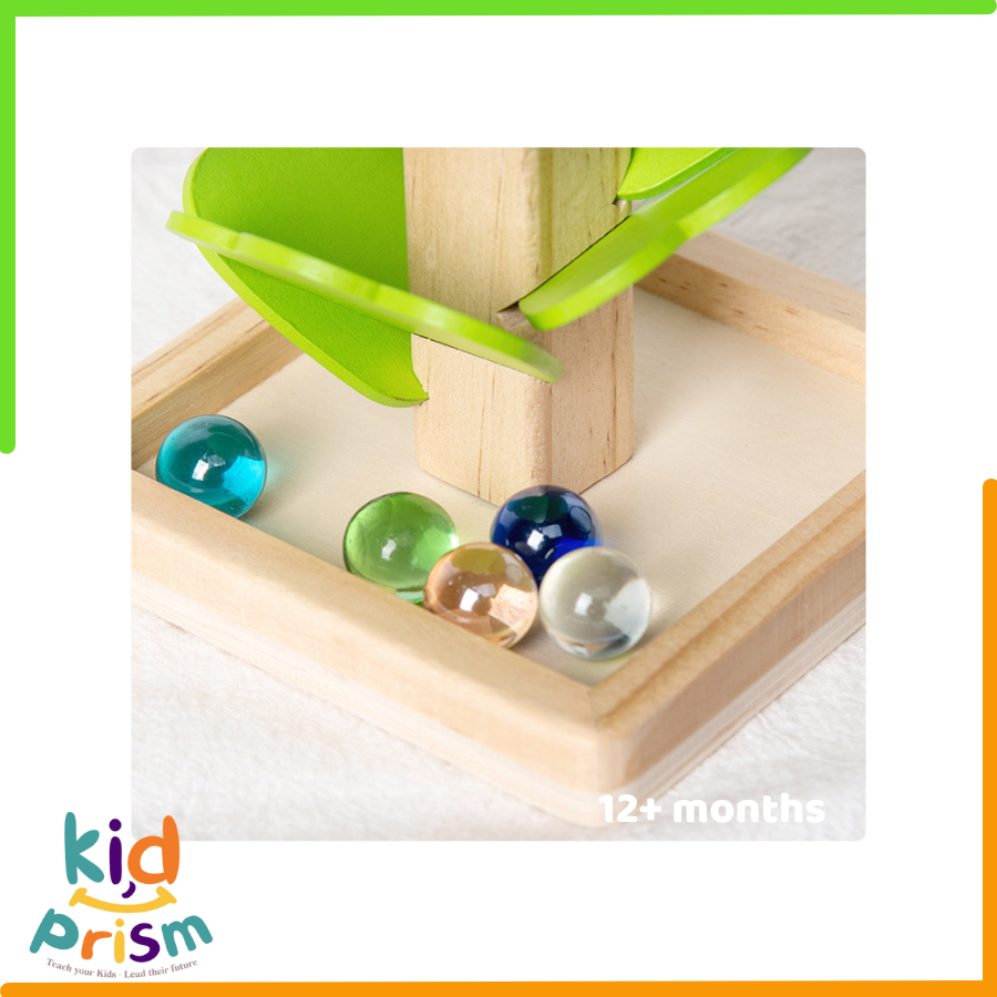 Đồ Chơi Tháp Gỗ Cầu Vồng Âm Nhạc - Đồ Chơi Thả Bi Cho Bé Yêu - Đồ chơi Montessori 0-3