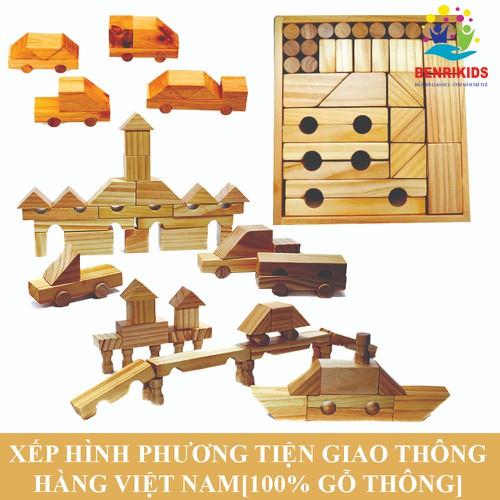 Đồ chơi xếp hình xây dựng 36 chi tiết, đò chơi xếp hình các phương tiện giao thông, đồ chơi thông minh giáo duc cho bé