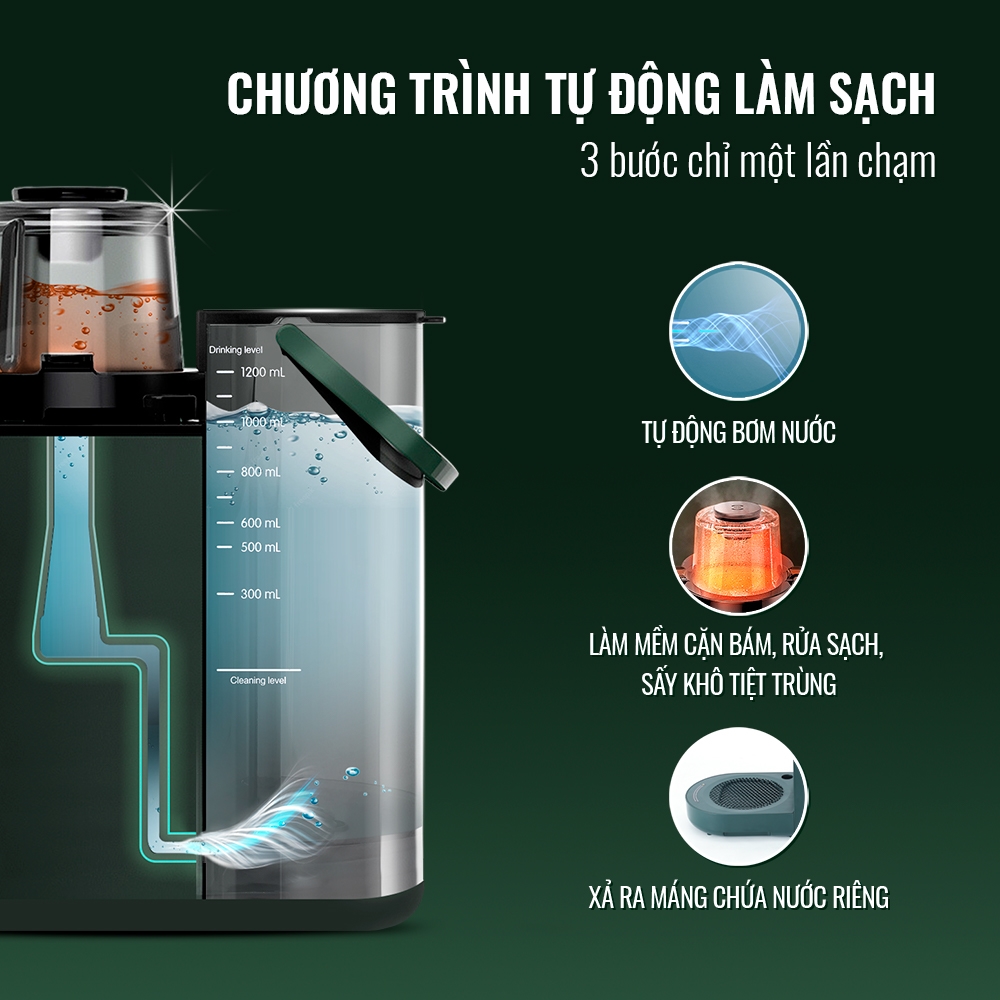 Máy Làm Sữa Hạt  Đa Năng 6 Trong 1 Elmich BLE-3901 Công Suất 1200W Hàng Chính Hãng