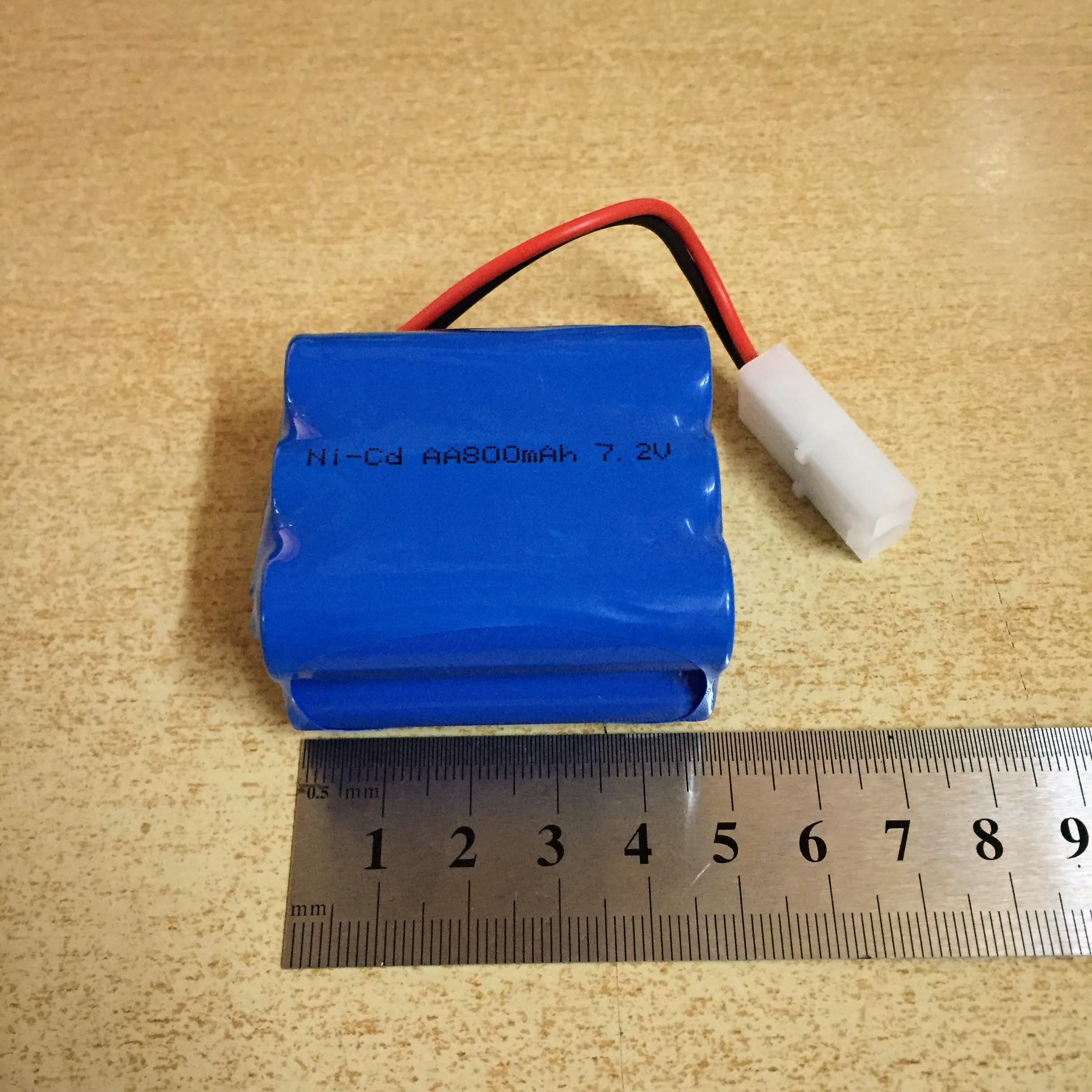 Pin sạc 7.2V dung lượng 800mAh xếp chồng jack cắm KET2P