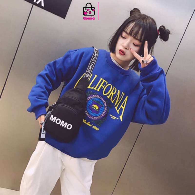 Túi Đeo Chéo Thời Trang MOMO cá tính bền đẹp siêu rẻ phong cách trẻ trung năng động tuổi teen GOMIA DC2071