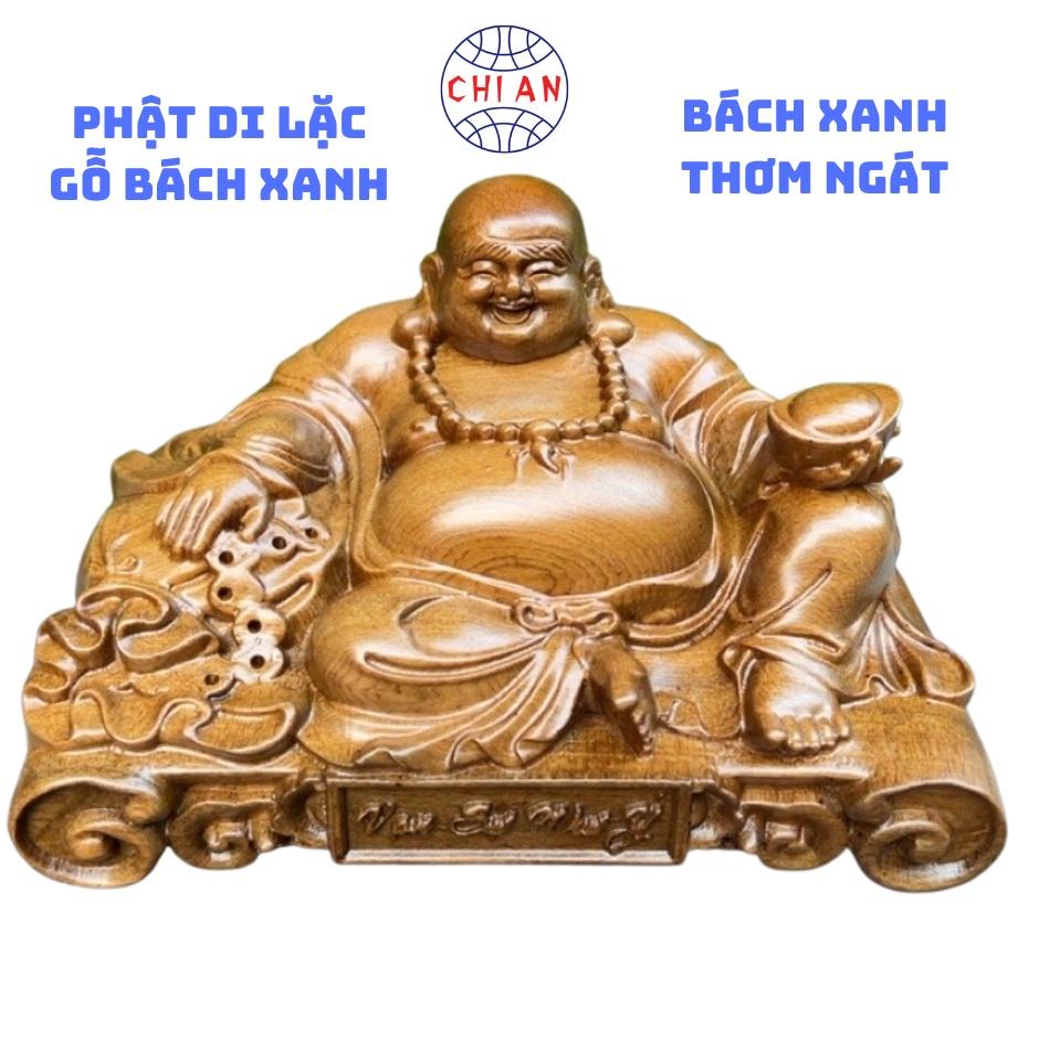 Tượng Di Lặc CHIAN Kích thước 15x9x9cm Gỗ Bách Xanh Mùi Thơm Dịu Ngát Sảng Khoái