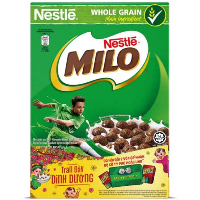 Ngũ Cốc Ăn Sáng Nestle Milo 170G