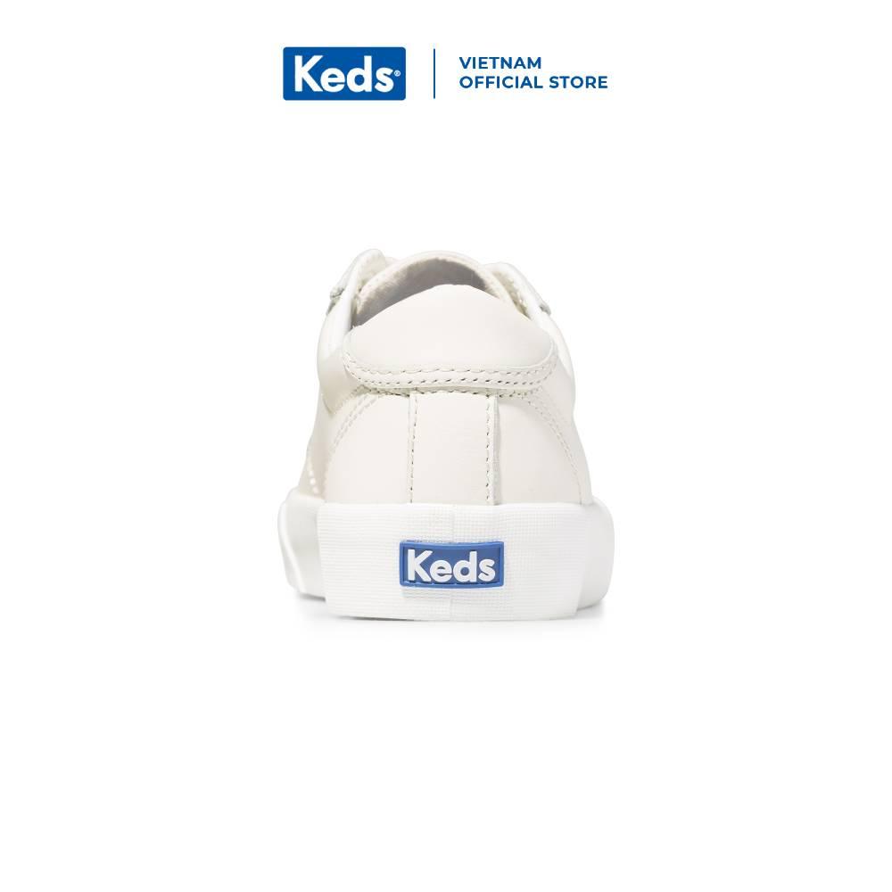 Giày Keds Nữ - Crew Kick 75 Leather White - KD061089