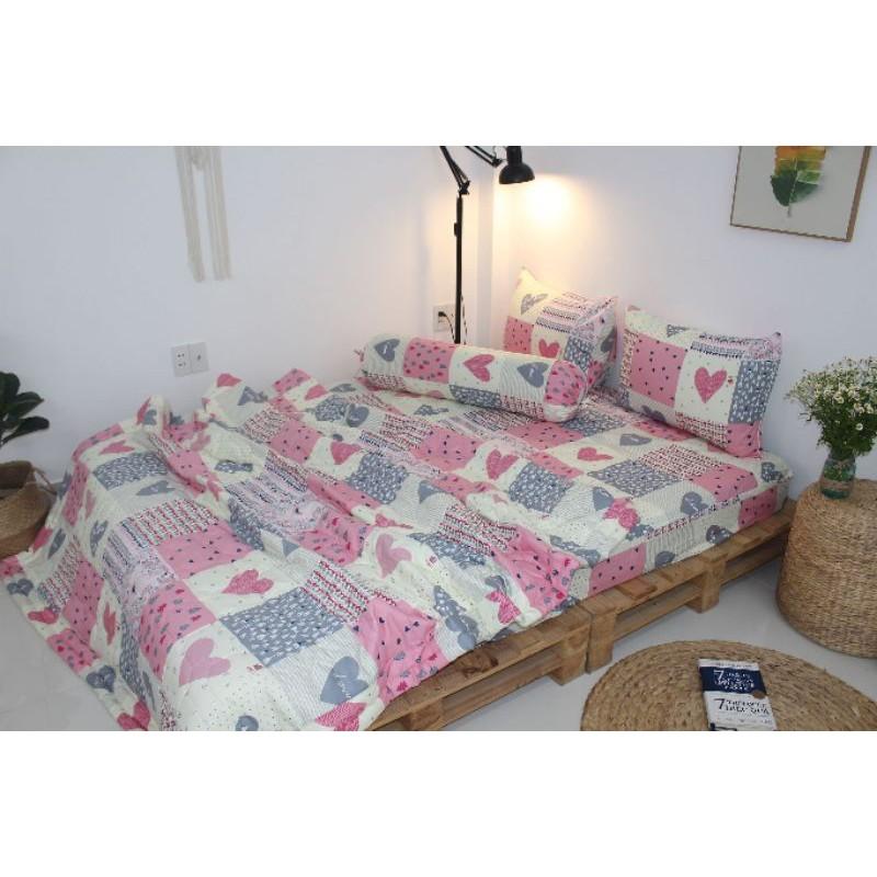 Bộ drap 4 món - cotton 100%