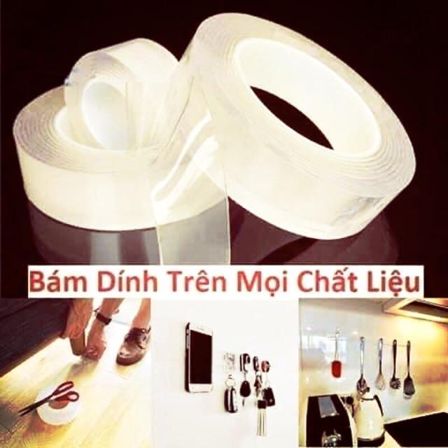 BĂNG KEO 2 MẶT SIÊU DÍNH SIÊU BỀN