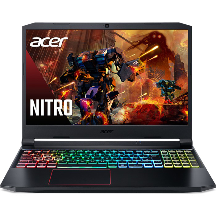 Laptop Acer Nitro 5 AN515-55-5304 NH.Q7NSV.002 (Core i5-10300H/ 8GB DDR4 2933MHz/ 512GB SSD M.2 NVMe/ GTX 1650Ti 4GB GDDR6/ 15.6 FHD. IPS/ Win10) - Hàng Chính Hãng