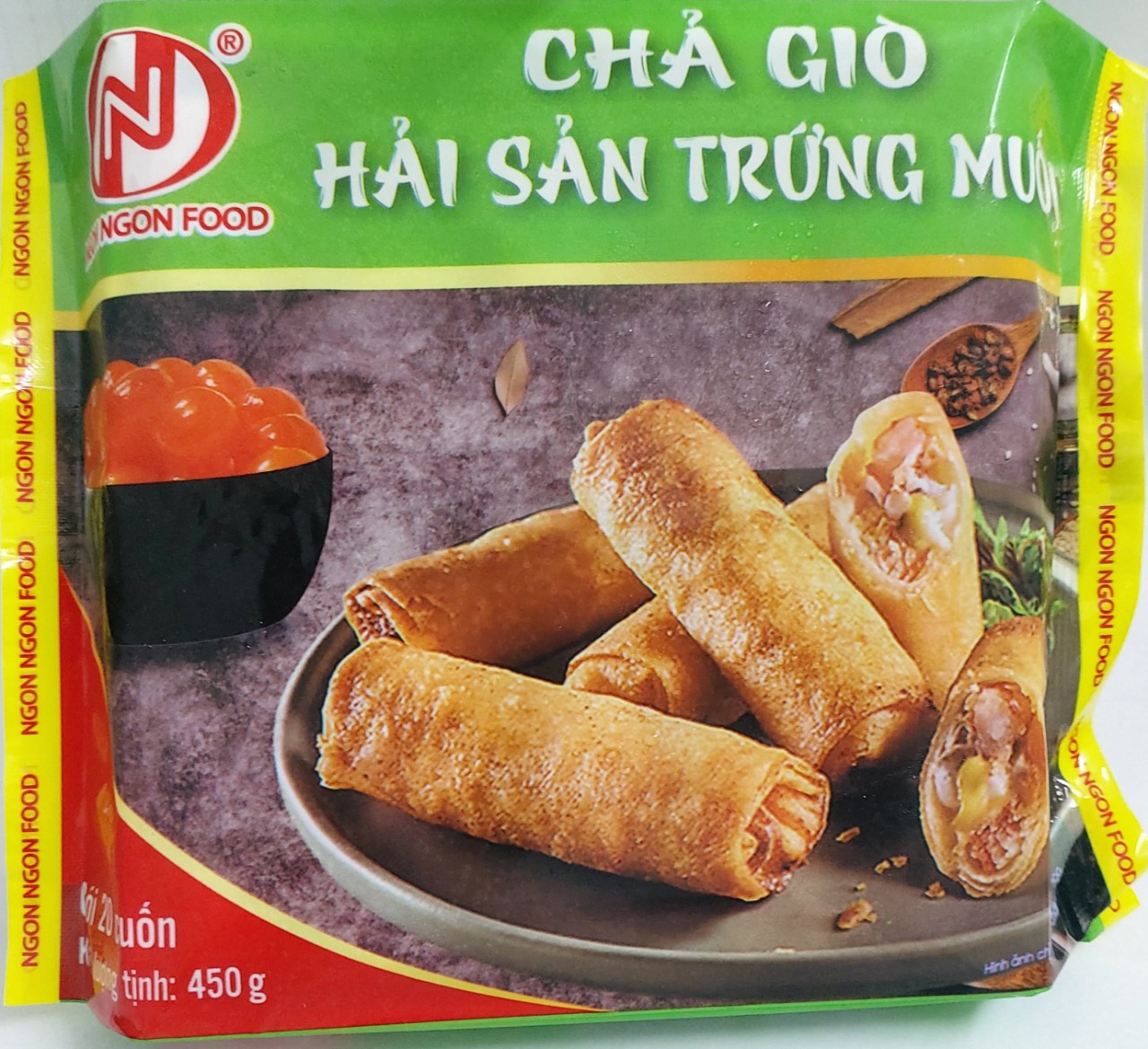 Chả giò Hải sản Trứng muôi