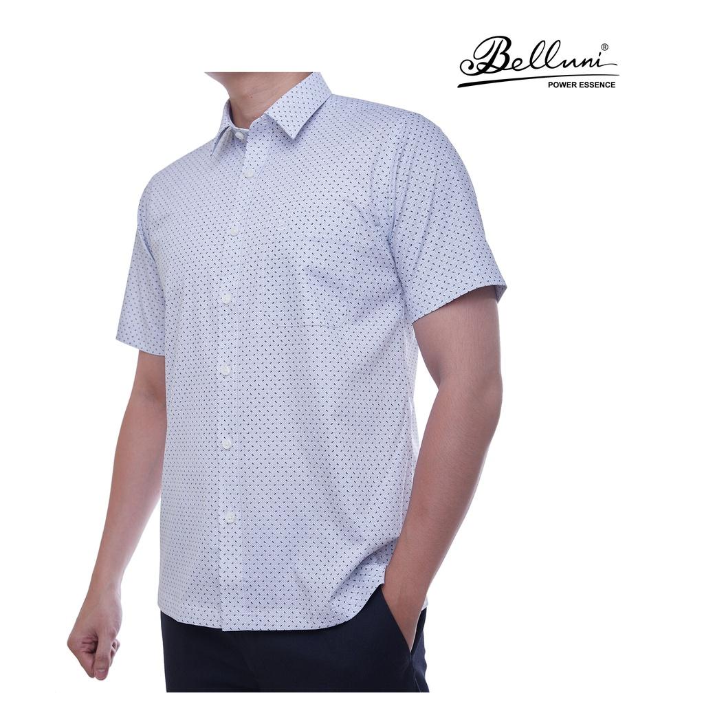 Áo sơ mi nam ngắn tay BELLUNI vải sợi tre thoải mái thanh lịch - ABN.BPS.BE.220.BL7
