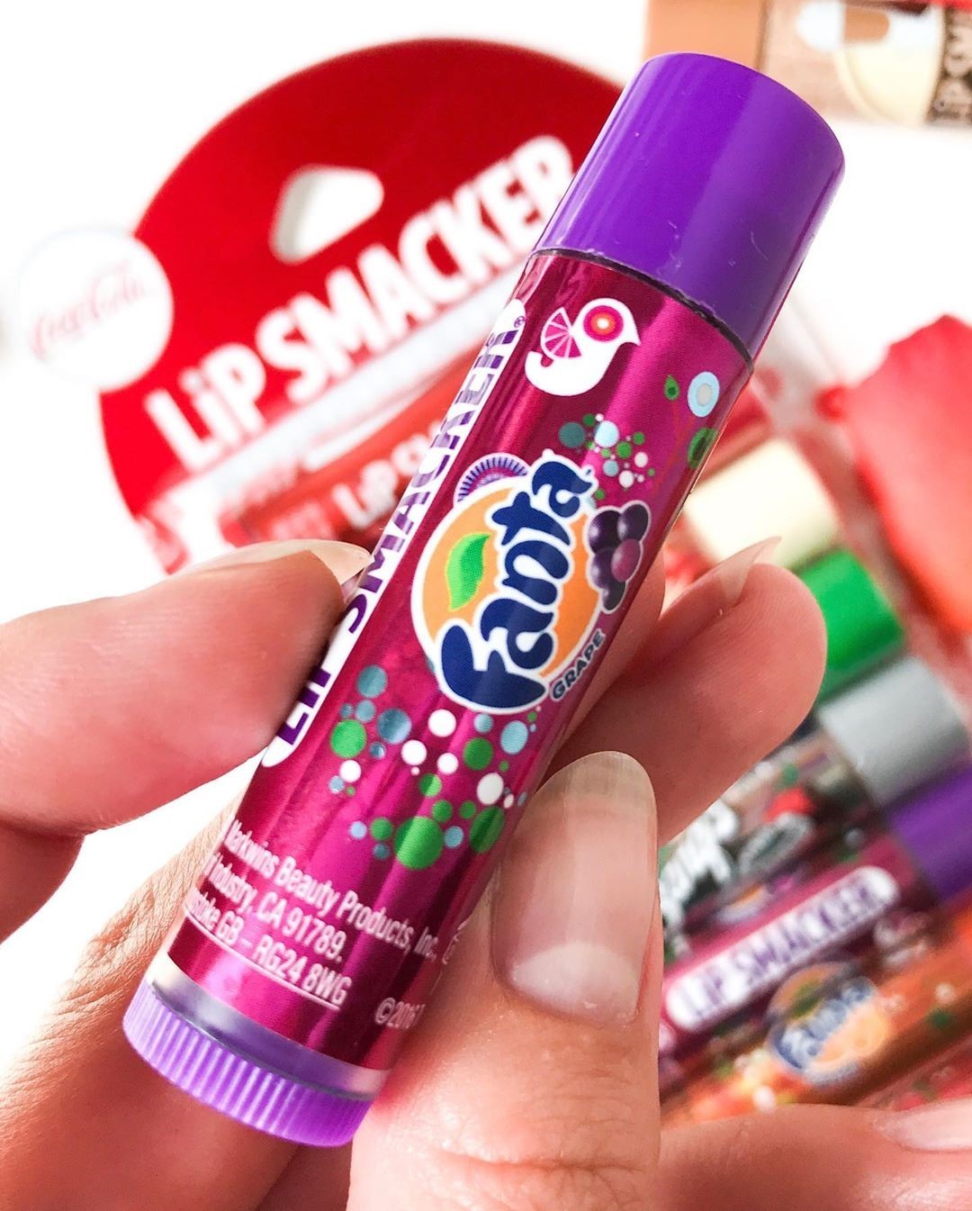 Lip Smacker Fanta Lip Balm, Grape – Son dưỡng Lip Smacker – Vị Fanta Nho