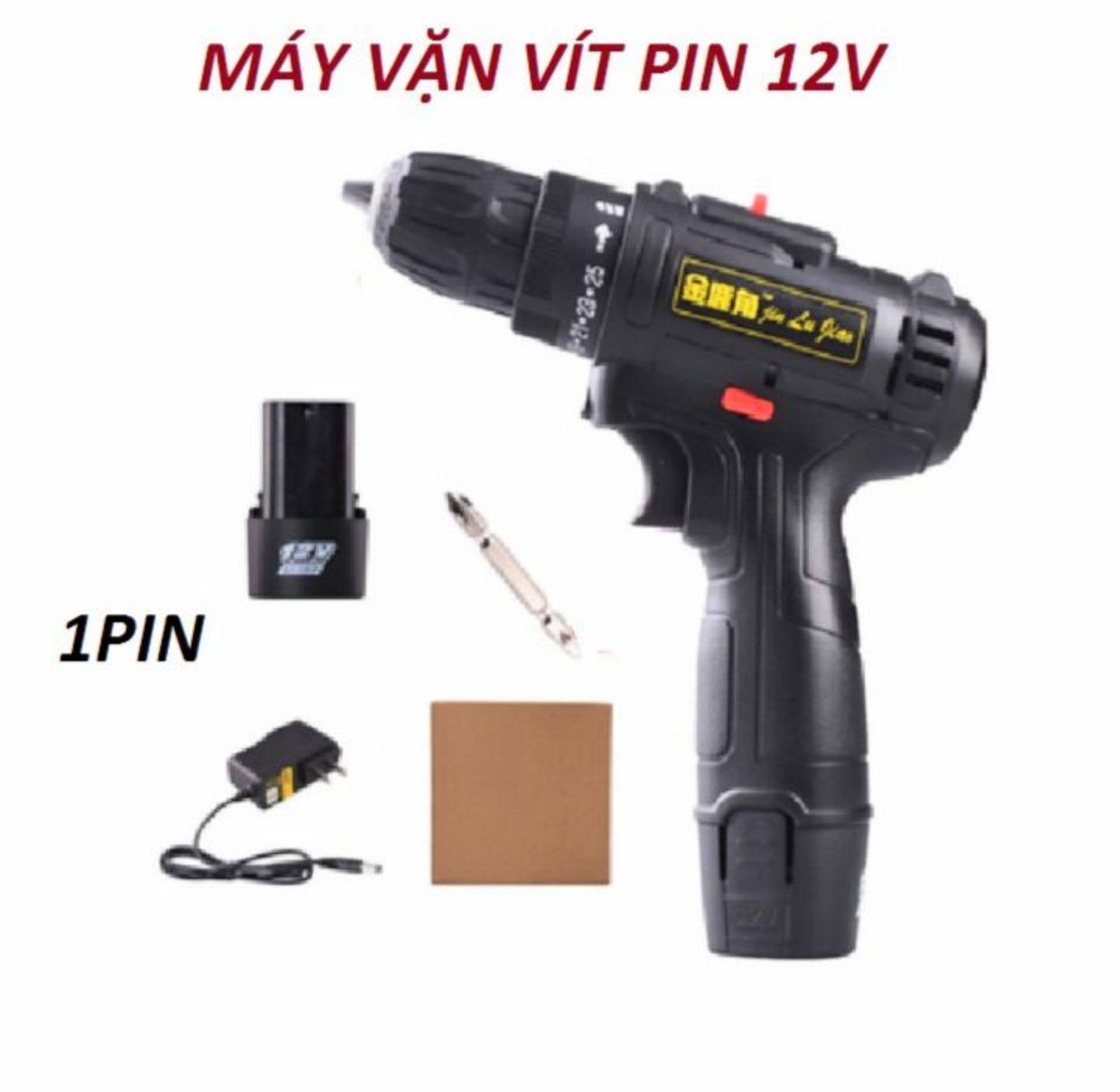 BỘ MÁY KHOAN PIN CẦM TAY KHOAN BẮT VÍT ĐA CHỨC NĂNG HÀNG CHUẨN