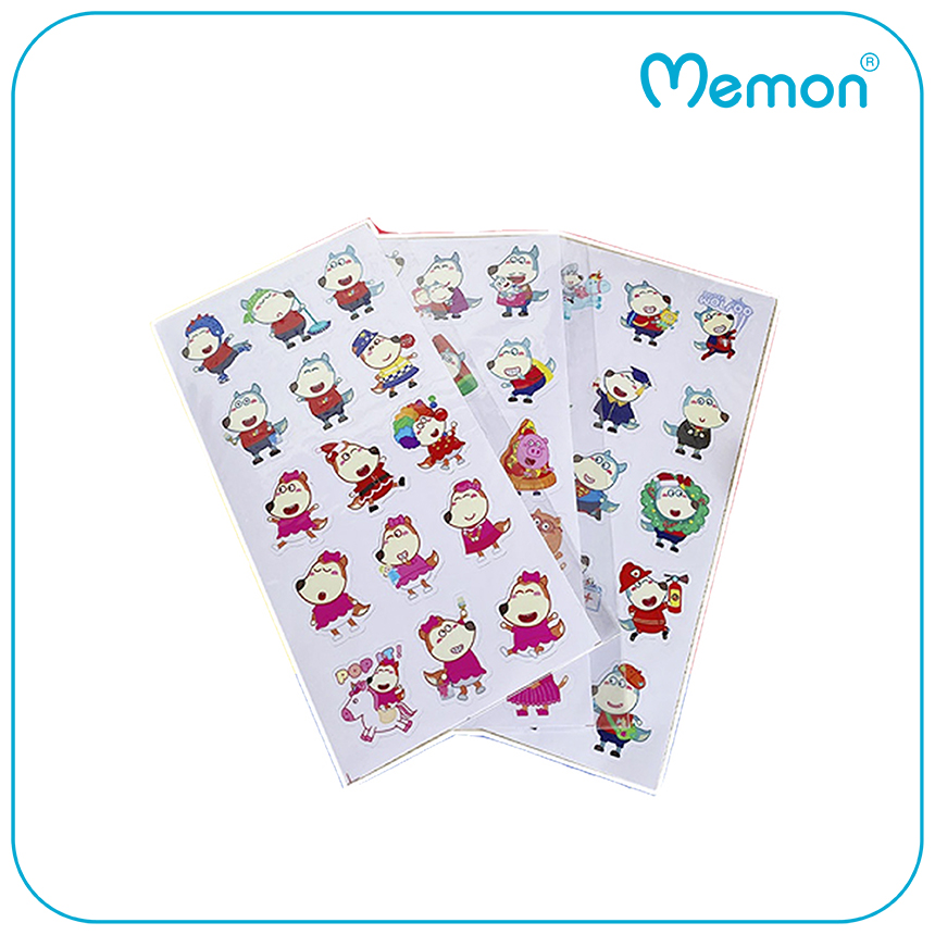 1 Sticker Sói Wolfoo và Lucy Ngẫu Nhiên