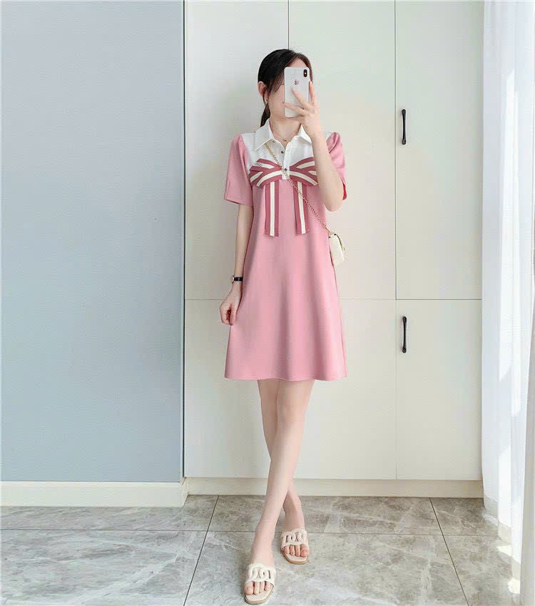 ĐẦM SUÔNG THUN PHỐI NƠ SIÊU ĐẸP