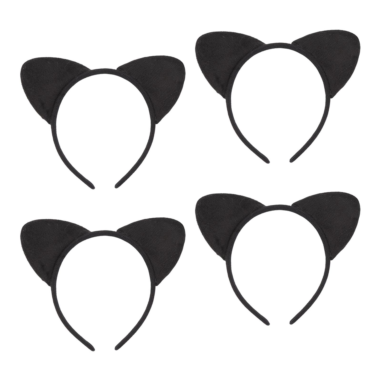 4 Pieces Headband, Lovely , Hairbands Plush Headpiece Headwear Girl Headband for Masquerade Photo Prop Girls